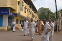 Inauguration of new guest house at Shirali by H H Swamiji (10 April 2025) (Pic Courtesy Shri Dinesh Karkal)